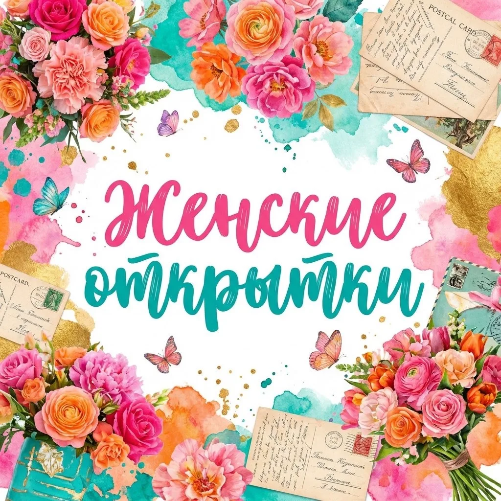 ЖЕНСКИЕ ОТКРЫТКИ