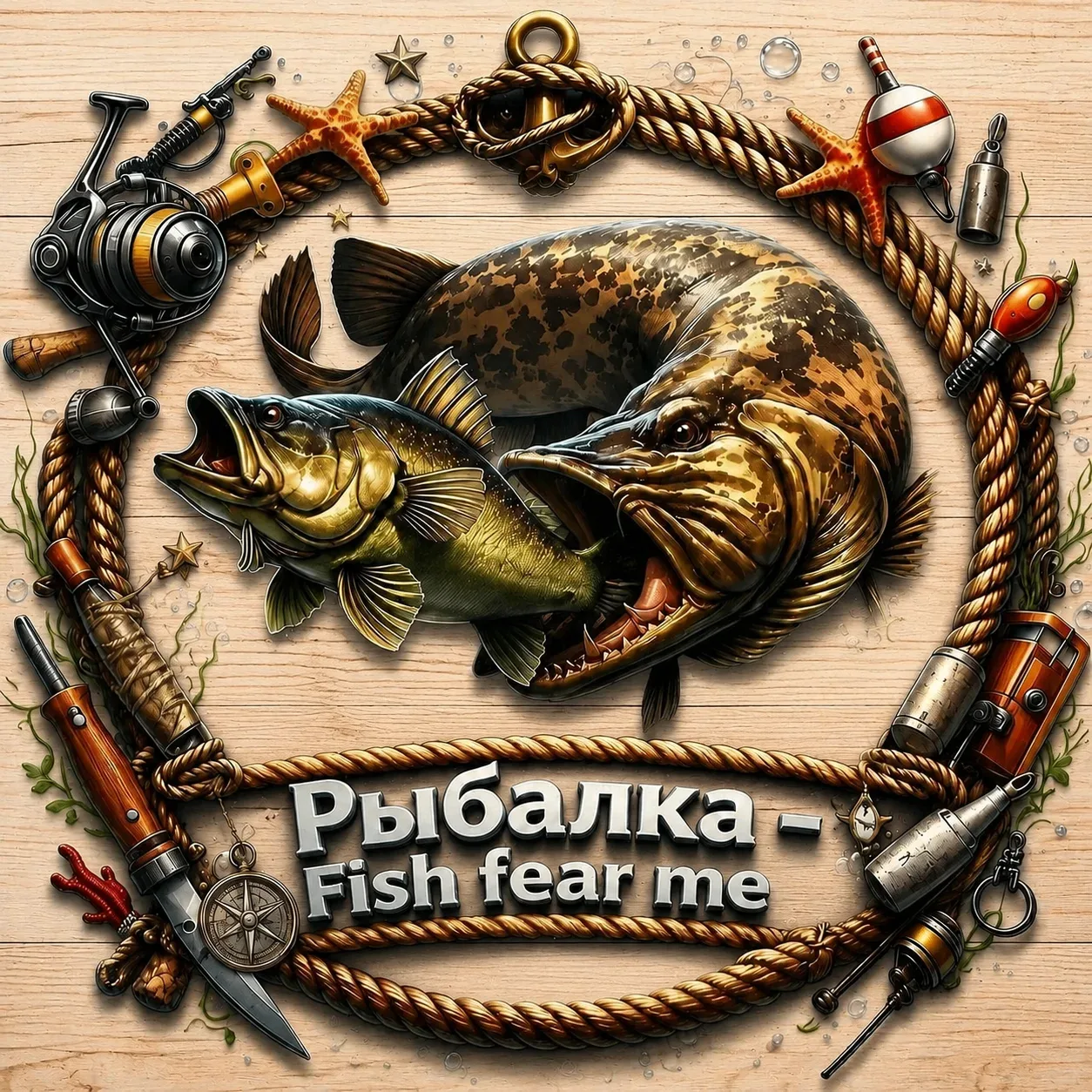 Рыбалка - "Fish fear me"